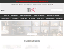 Tablet Screenshot of ninikboutique.com